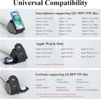 3 in 1 Charging Station, Mag Safe Wireless Charger Stand, Qi2 Certified - Image 3