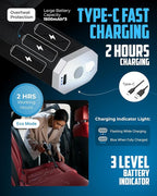 Owleys Portable Car Vacuum Cleaner “CrossClean 2-in-1 Vacuum & Air Blower | - Image 4
