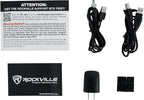 Rockville ROCKMIX 8 Channel Mixer, USB Recording Interface, Compressor - Image 7
