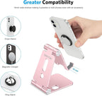 OMOTON Foldable Cell Phone Stand, C4 Portable Aluminum Phone Holder, Adjustable - Image 7