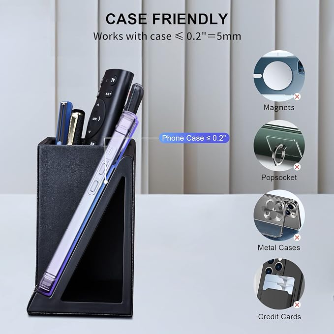 Wireless Charger with Desk Organizer, Wireless Charging Station - Image 6