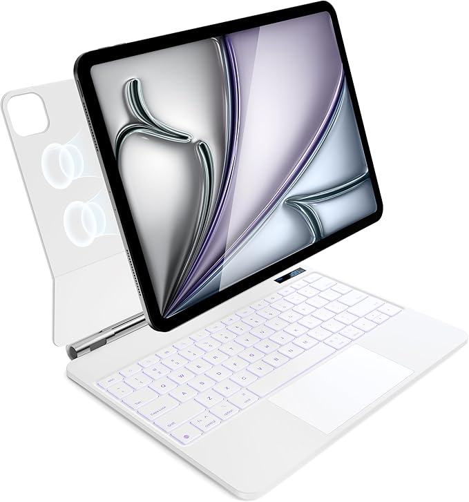 for iPad Air 13 inch case Keyboard M3 2025 & M2 2024, Magic Keyboard by CSZZACME