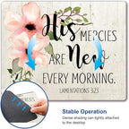 Hokafenle Square Mouse Pad, Inspirational Quote Mouse Pad - Image 6