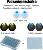Silicone Earbud Tips Replacement Ear Tips Earbud Covers Fit Most in-Ear Earbuds - Image 7