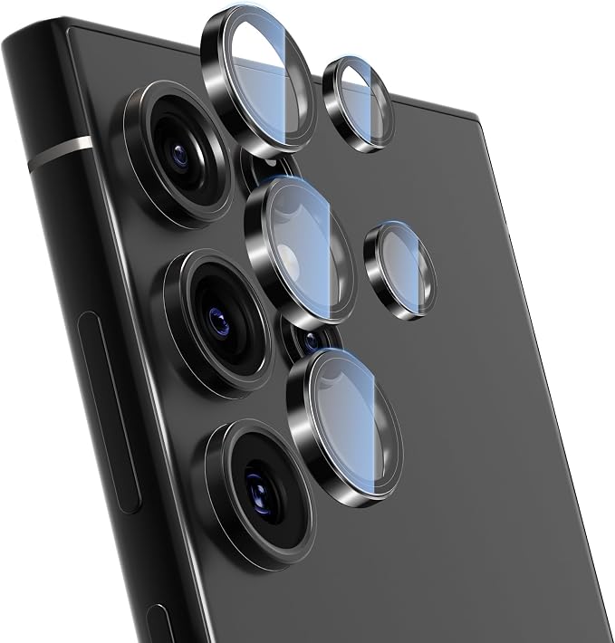For Samsung Galaxy S24 Ultra Camera Lens Protector, Individual Lens Protector by Vipsent
