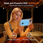 Magnetic Portable Charger, 16800mAh Wireless Power Bank, - Image 2