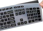 Large Print Keyboard Cover for Dell KM636 KB216 KB216t KB216d KB216p Wired & - Image 4