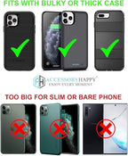 AH Military Grade Horizontal Cell Phone Pouch Clip Cell Phone Holder - Image 3