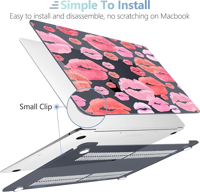 MEEgoodo for MacBook Air 13.3 inch Case 2021 2020 2019 2018 A2337 M1 A2179 A1932 - Image 4