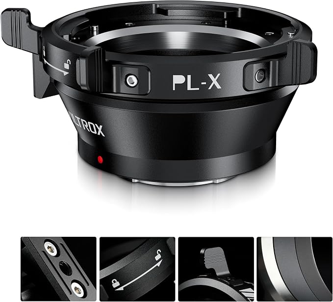 VILTROX PL-X Lens Adapter, Lens Converter Ring Camera Lens Mount Adapter Ring by ViltroxOfficial