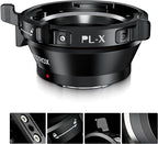 VILTROX PL-X Lens Adapter, Lens Converter Ring Camera Lens Mount Adapter Ring by ViltroxOfficial