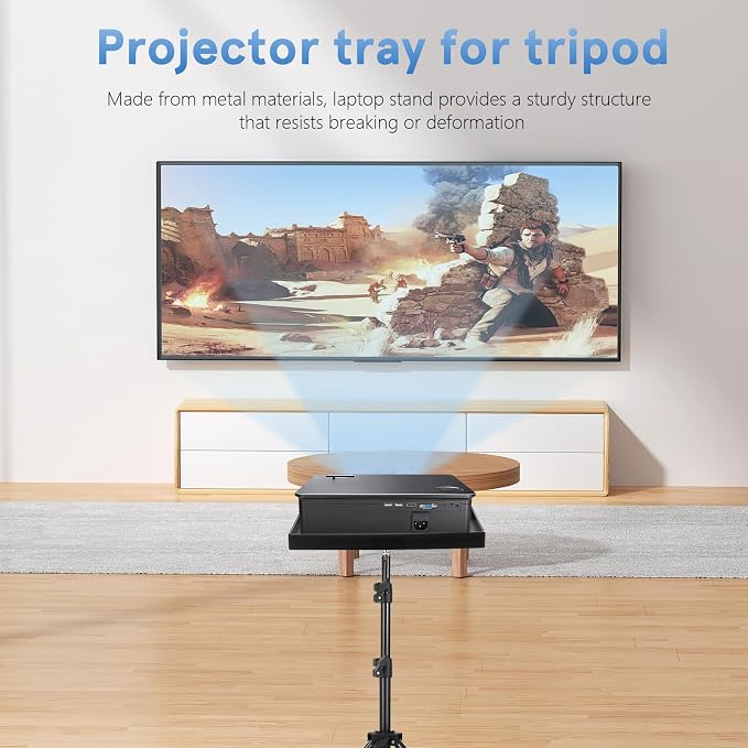 MAGICLULU Projector Stand Tripod 44.88 Inch Height Adjustable Tripod Stand - Image 4