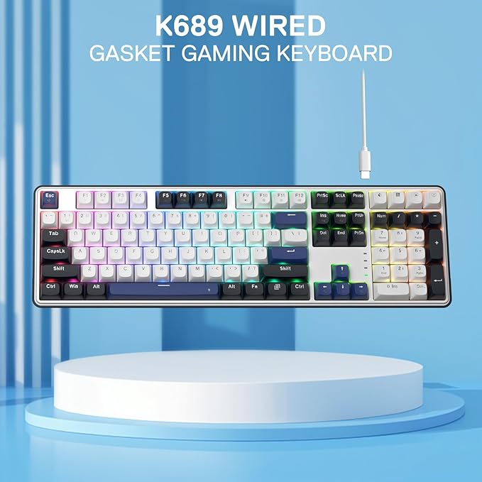 Redragon K689 Wired Gasket RGB Gaming Keyboard, 108 Keys Mechanical Keyboard - Image 7