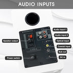 Active Bluetooth Bookshelf Speaker Studio Monitor Home Theater, Optical Input - Image 7