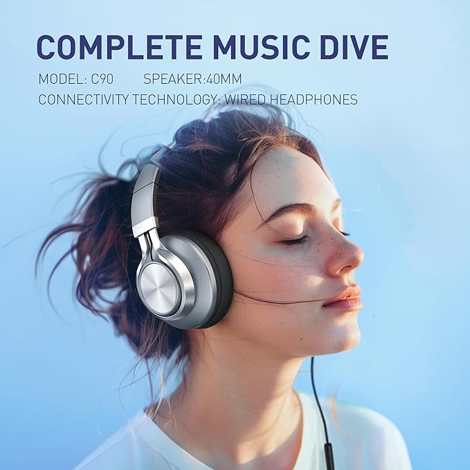 AILIHEN C90 Wired Headphones - Image 4