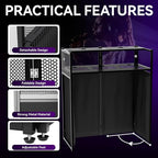 Portable DJ Booth Table, Foldable DJ Table Stand - Image 2