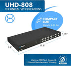 OREI 8x8 HDMI 4K Matrix Switch/Splitter, - Image 5