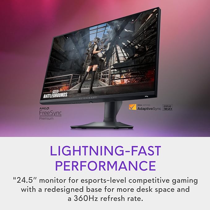 Alienware 25 Gaming Monitor AW2523HF 24.5" IPS LED Full HD 360Hz Display - Image 5