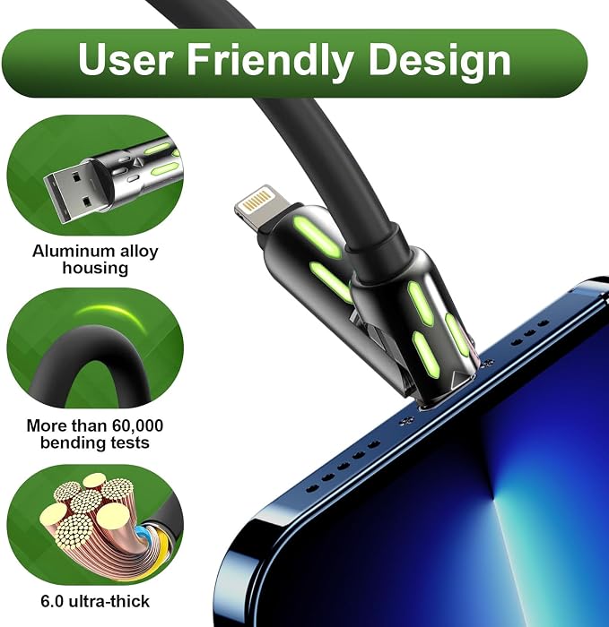 KerrKim 240W 4-in-1 Multi Fast USB Charging Cable - Image 3