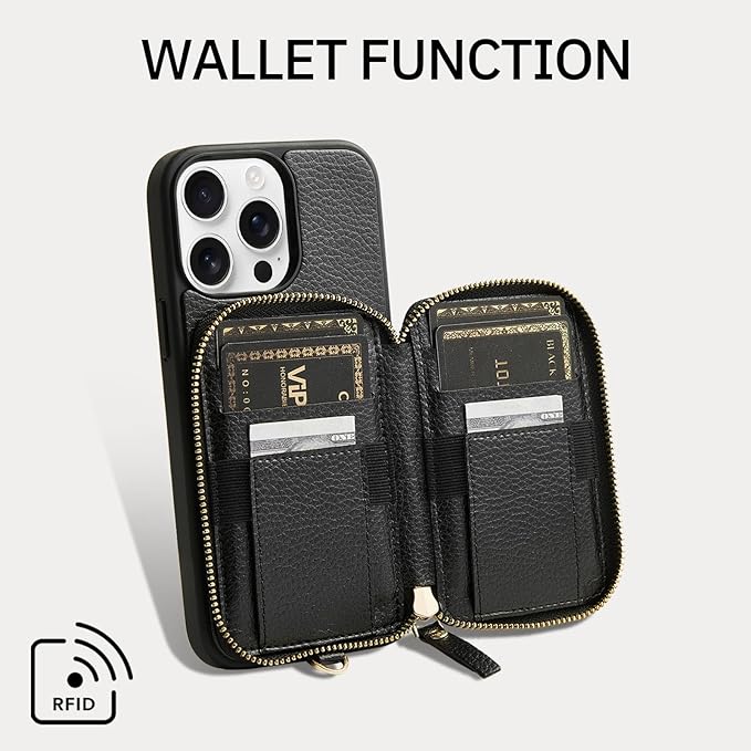 ZVE for iPhone 15 Pro Max Wallet Case - Image 2