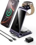 Intoval 3 in 1 Wireless Charging Station by Intoval