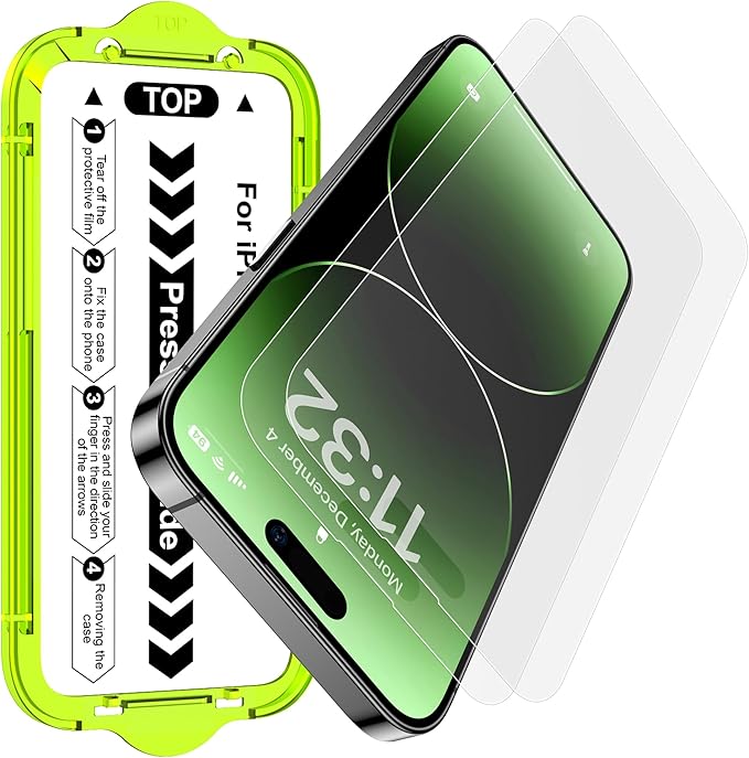 Esanik for iPhone 14 Pro Max Matte Glass Screen Protector Anti-Glare & by Esanik