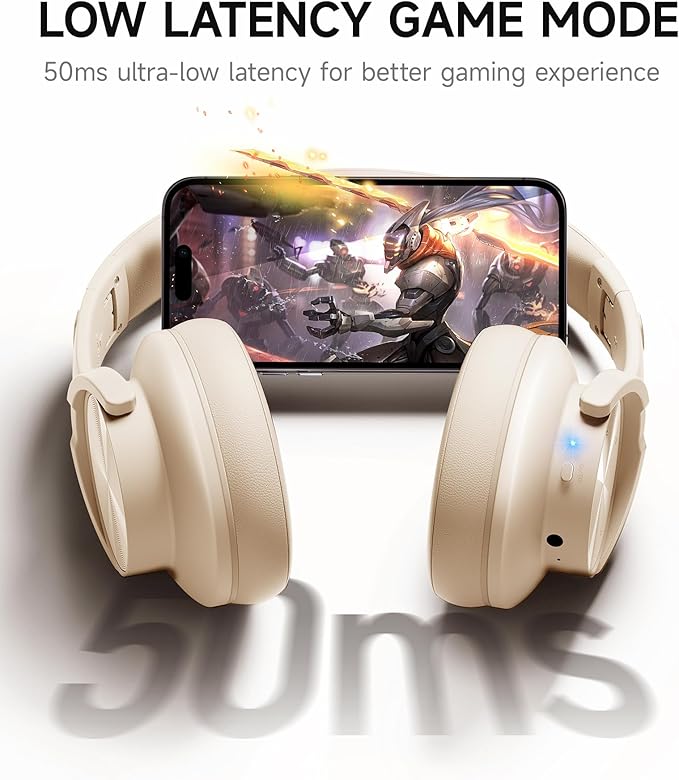 Picun B8 Bluetooth Headphones, 120H Playtime Headphone Wireless Bluetooth - Image 8