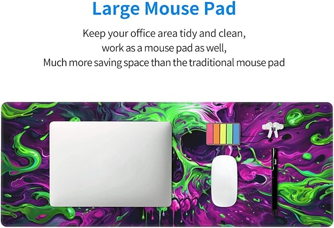 Gaming Mouse Pad Desk Pad, Extended Big Mouse Pad, 31.5x11.8 Inch Long Computer - Image 7