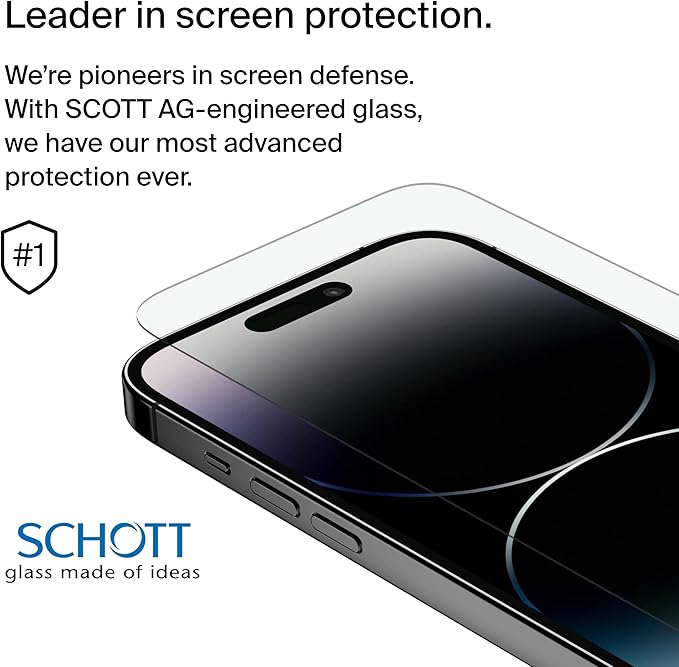 Belkin ScreenForce UltraGlass Blue Light Filter Screen Protector - Image 3