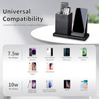 Wireless Charger with Desk Organizer, Wireless Charging Station - Image 3