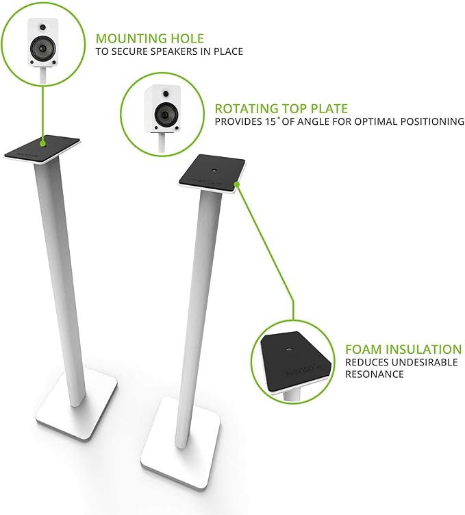 Kanto SP32PLW Universal Speaker Floor Stands - Image 2