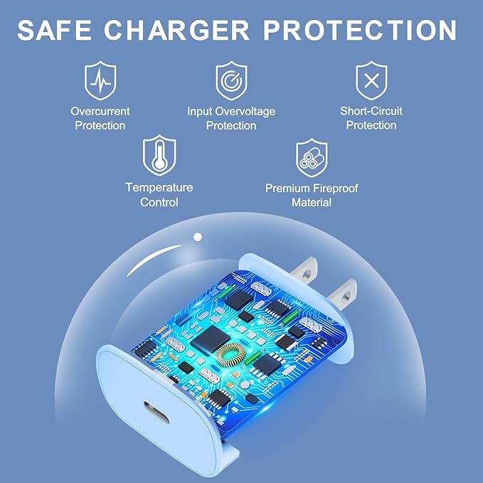 Phone 16 15 Pro Max Charger Fast Charging, 30W USB C Phone 16 15 Fast Charger - Image 4