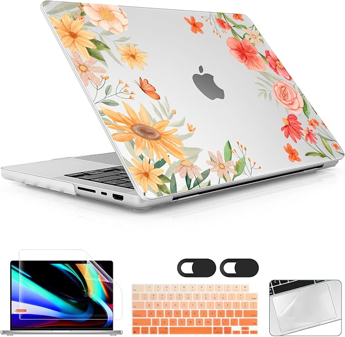 for MacBook Pro 16 inch Case 2021 2022 2023 2024 Release A3186 A3403 M4 A2991 by WelcomeViseNewitems
