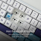 K68 Pro Gaming Keyboard, Layout Compact Wireless Mechanical Keyboard, Gasket - Image 4