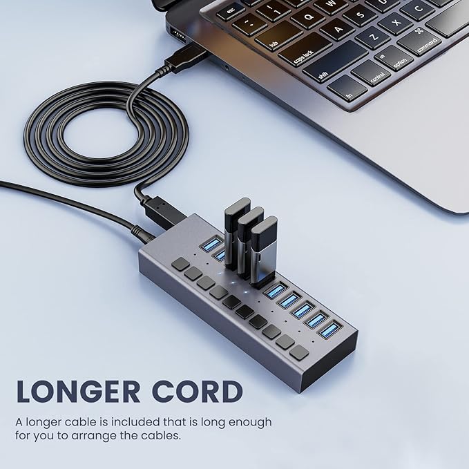 48W Powered USB Hub - Image 8