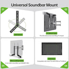 USX MOUNT Soundbar Mount, Sound Bar Mount - Image 4