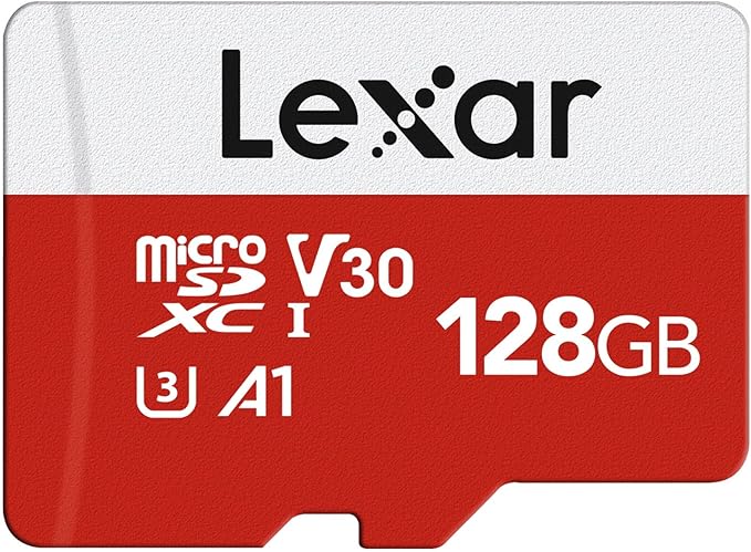 Lexar 128GB Micro SD Card, microSDXC UHS-I Flash Memory Card by Lexar