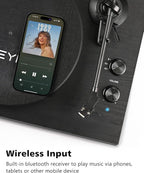 Record Player Vinyl Bluetooth Turntable - Image 5
