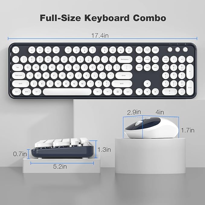 KNOWSQT Wireless Keyboard and Mouse Combo - Image 7