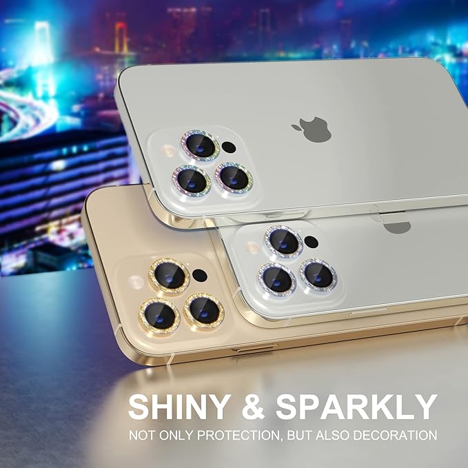 Choiche [3+1 for iPhone 14 Pro/iPhone 14 Pro Max Camera Lens Protector Bling - Image 7
