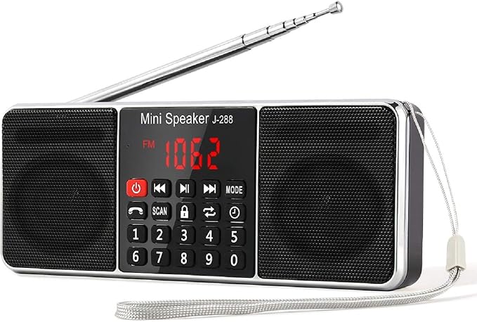 PRUNUS J-288 Portable Radio AM FM Radio by PRUNUS