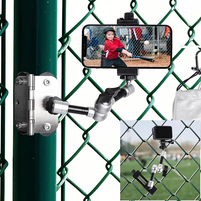 Magnetic Phone Fence Post Mount + Fence Clip Kit by Unknown