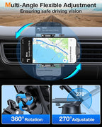HTU 2025 Upgraded Car Phone Holder 【Safety Certs & No Smell】 Cell Phone Holder - Image 5