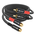 evinal RCA Female to Male Extension Cable by Devinal