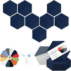 Mollywell Hexagon Acoustic Panels, High Density, Soundproofing, Decorative by Mollywell