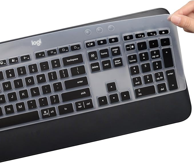 Keyboard Cover Skin for Logitech MK545 MK540 Wireless Keyboard, Logitech MK545 - Image 5