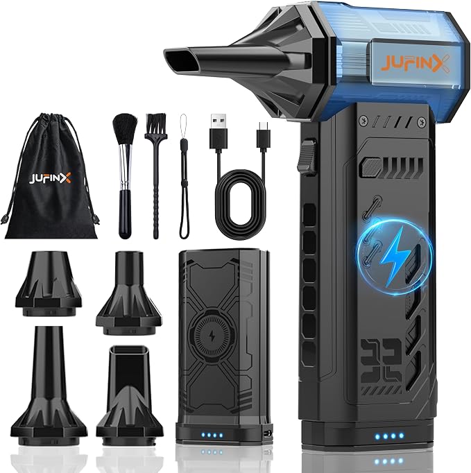 X301 Compressed Air Duster-250000RPM Super Power Electric Air Duster, by JUFINX