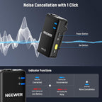 NEEWER KM15 Wireless Lavalier Microphone System Compatible - Image 3