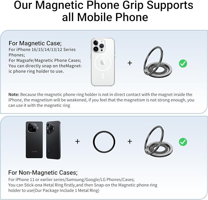 OPSO Magnetic Phone Ring Holder - Image 6