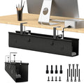 Under Desk Cable Management Tray, 30-inch No-Drill Cord Organizer by Unknown